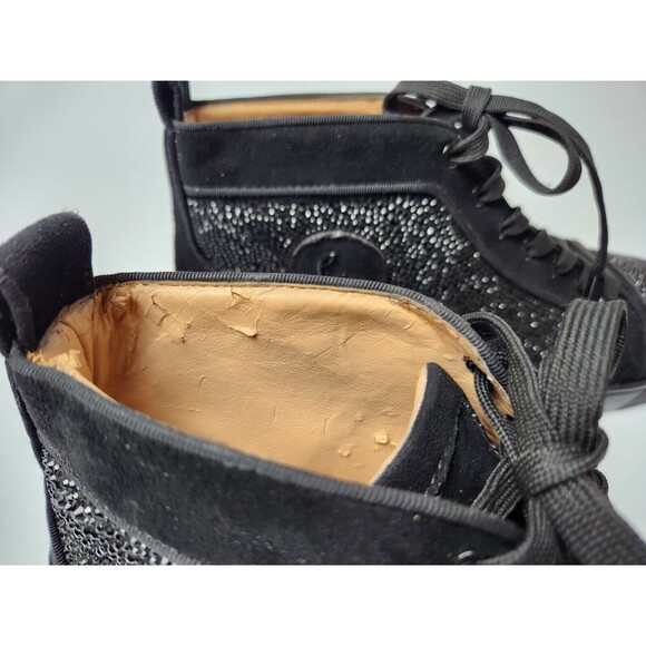 Christian Louboutin Shoes Men Size 14 Preppy Luxury‎ Gothic Rhinestone Punk Edgy - Picture 12 of 12